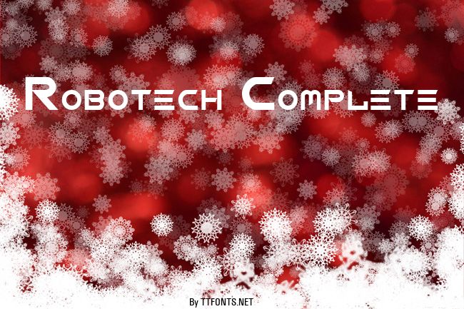 Robotech Complete example